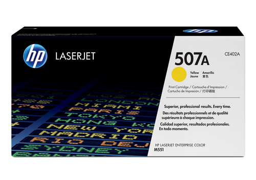 HP Toner/507A Yellow LaserJet Toner Cart