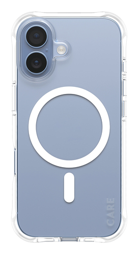PanzerGlass CARE™ by ® Samba Case Transparent w. White MagSafe iPhone 17