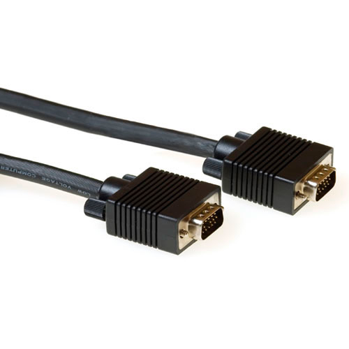 ACT VGA connection cable male-male blackVGA connection cable male-male black