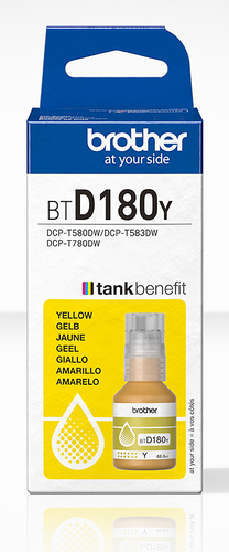 Brother BTD180Y Jaune Bouteille d'encre originale
