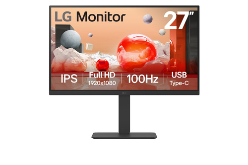 LG 27BA650-B écran plat de PC 68,6 cm (27") 1920 x 1080 pixels Full HD LCD Noir