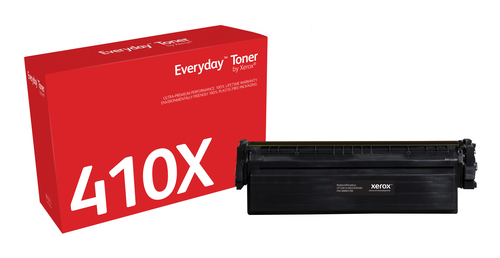 Everyday ™ Black Toner by Xerox compatible with HP 201X (CF410X/ CRG-046HBK), High capacity