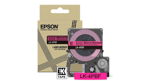 Epson LK-4PBF Black, Pink