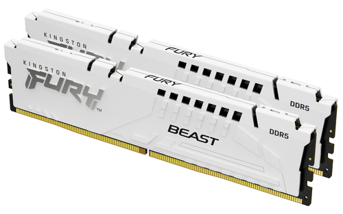 Kingston Technology FURY Beast 32GB 5600MT/s DDR5 CL36 DIMM (Kit of 2) White EXPO