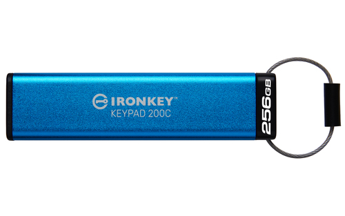 Kingston Technology IronKey 256GB USB-C Keypad 200C, FIPS 140-3 Lvl 3 (aangevraagd) AES-256 Kingston Technology IronKey 256GB USB-C Keypad 200C, FIPS 140-3 Lvl 3 (aangevraagd) AES-256