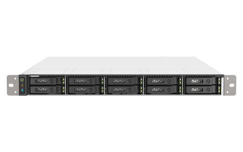 QNAP TS-h1090FU NAS Rack (1U) EPYC 7302P 128 GB DDR4 0 TB QuTS hero Black, Grey