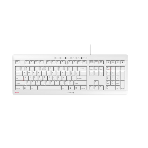 Contour Design STREAM toetsenbord Kantoor USB QWERTY Amerikaans Engels Wit