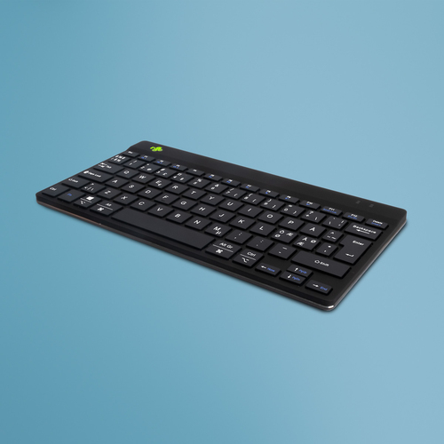 R-Go Tools Ergonomic keyboard R-Go Compact Break, compact keyboard with break software, QWERTY (NORDIC), Bluetooth, black