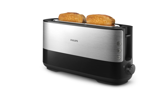 Philips Viva Collection HD2692/90 Grille-pain – fente longue, métal