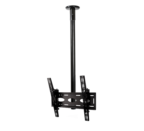 B-Tech Universal Flat Screen Ceiling Mount with Tilt (VESA 400) - 1.5m Ø50mm Pole