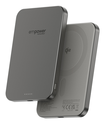 PanzerGlass empower™ by ® empower™ Bank | 5000mAh | Titanium Wireless charging