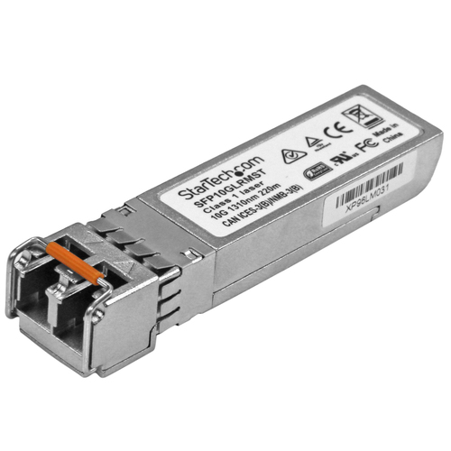 StarTech.com Cisco SFP-10G-LRM Compatible SFP+ Transceiver Module - 10GBASE-LRM~Cisco SFP-10G-LRM Compatible SFP+ Module - 10GBASE-LRM - 10GbE Multimode Fiber MMF Optic Transceiver - 10GE Gigabit Ethernet SFP+ - LC 200m - 1310nm - DDM Cisco Firepower, ASR9000, C9300