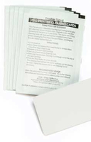 Zebra 104531-001 printer cleaning Printer cleaning sheet