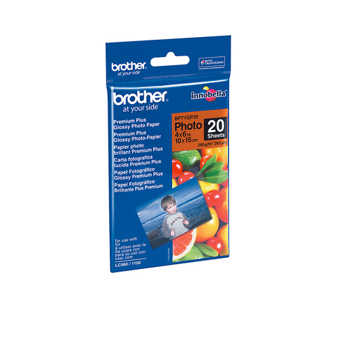 Brother BP-71GP20 photo paper White