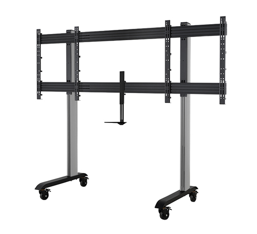 B-Tech SYSTEM X - XL Twin Screen VC Trolley (VESA 600 x 800)