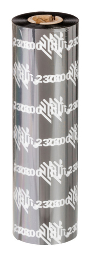 Zebra 2300 Wax thermal ribbon 300 m Zwart