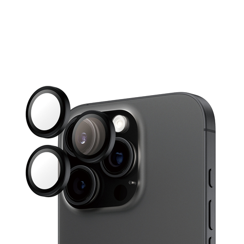 PanzerGlass ® Hoops® Camera Lens Protector Black iPhone 16 Pro | 16 Pro Max Protection d'écran transparent Apple 1 pièce(s)