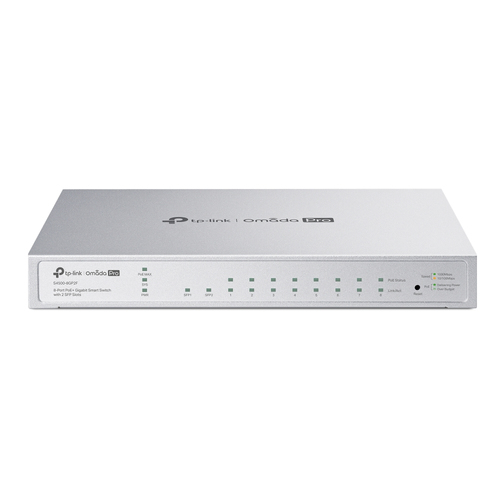 TP-Link Omada Pro 8-Port PoE+ Gigabit Smart Switch with 2 SFP Slots
