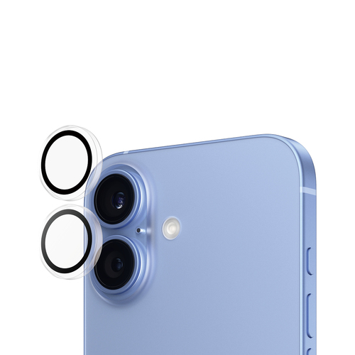 PanzerGlass ® Hoops® Camera Lens Protector Transparent iPhone 16 | 16 Plus Protection d'écran transparent Apple 1 pièce(s)