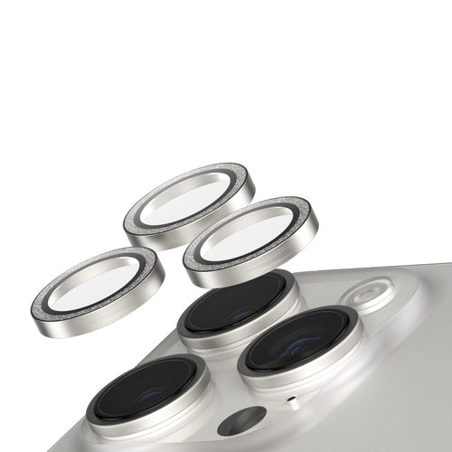 PanzerGlass SAFE. by ® Camera Lens Protector Glitter Silver iPhone 16 Pro | 16 Pro Max Protection d'écran transparent Apple 1 pièce(s)