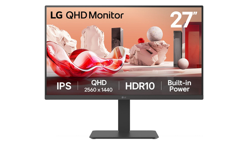LG 27BA45QB-B écran plat de PC 68,6 cm (27") 2560 x 1440 pixels Quad HD LCD Noir