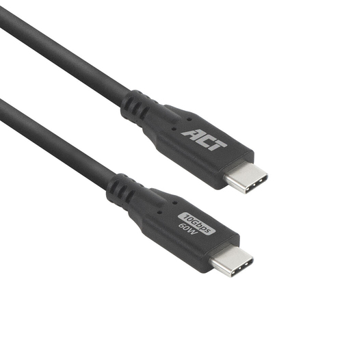 ACT USB 3.0 10Gbps 60W USB Type-C Cable, 2 meters