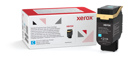 Xerox Genuine ® C320 Color Printer​/​C325 Color Multifunction Printer Cyan Standard capacity Toner Cartridge (1800 Pages) - 006R04820