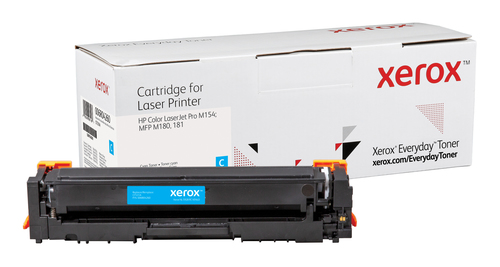Everyday ™ Cyan Toner by Xerox compatible with HP 204A (CF531A), Standard capacity