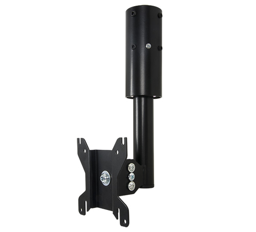 B-Tech SYSTEM 2 - Flat Screen Mount with Tilt & Swivel (VESA 100) for Ø50mm Poles