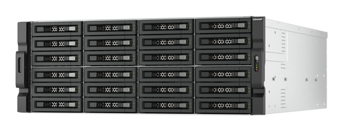 QNAP TL-R2400PES-RP storage drive enclosure HDD/SSD enclosure Black, Grey 2.5/3.5"