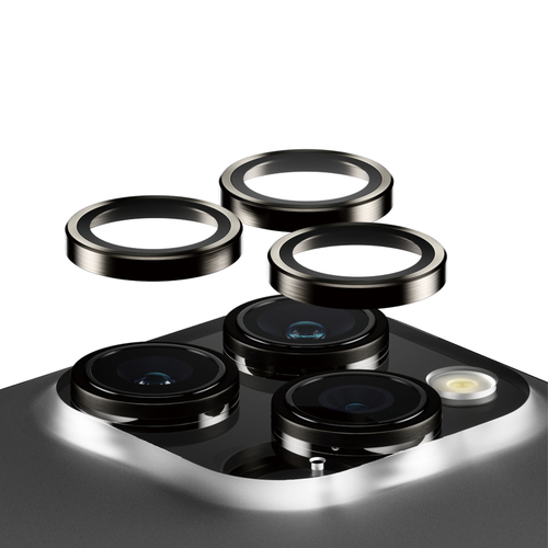 PanzerGlass ® Hoops® Metal Camera Lens Protector Black iPhone 15 Pro | 15 Pro Max Clear screen protector Apple 1 pc(s)