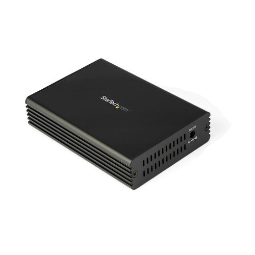 StarTech.com 10GbE Fiber Ethernet Media Converter for 1/2.5/5/10Gbps Network NBASE-T SFP to RJ45 Multigigabit Singlemode/Multimode Fiber Optic to Copper Network Ethernet to Fiber Bridge~10GbE Fiber Ethernet Media Converter for 10Gbps Network 10GBASE-T SFP to RJ45 Multigigabit Singlemode/Multimode Fiber Optic to Copper Network Ethernet to Fiber Bridge