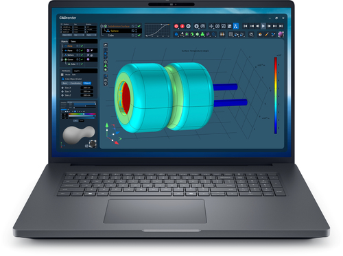 DELL Pro Max 18 Plus MB18250 Intel Core Ultra 9 285HX Station de travail mobile 45,7 cm (18") Quad HD+ 64 Go DDR5-SDRAM 1 To SSD NVIDIA RTX PRO 3000 Blackwell Wi-Fi 7 (802.11be) Windows 11 Pro Belge Noir