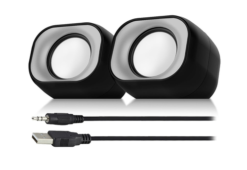 Speaker set 2.0 USB powered black