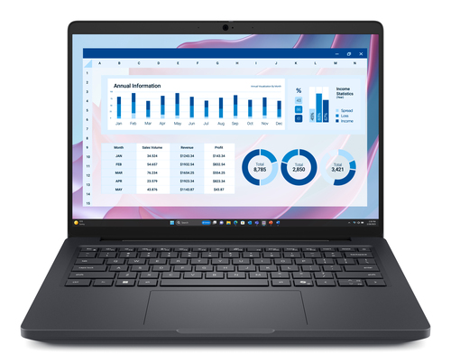 DELL Pro Max 14 MC14255 Copilot+ PC AMD Ryzen AI 7 PRO 350 Station de travail mobile 35,6 cm (14") Full HD+ 32 Go LPDDR5x-SDRAM 1 To SSD Wi-Fi 7 (802.11be) Windows 11 Pro Anglais Noir