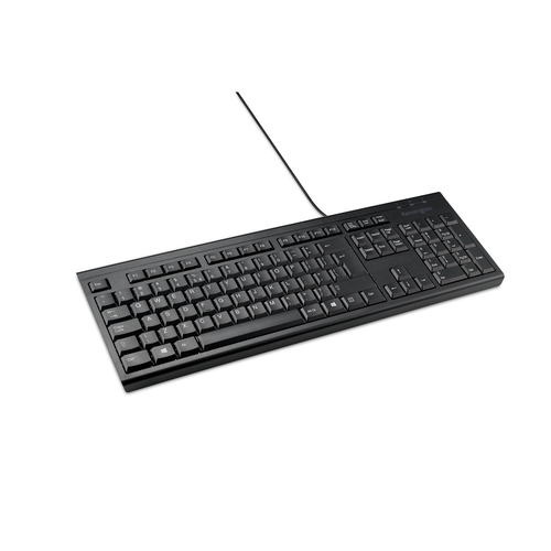 Kensington KB100 EQ toetsenbord Thuis/Werk USB QWERTY Italiaans Zwart