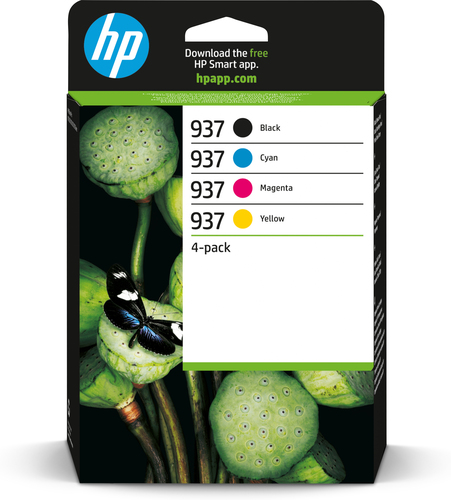 HP Ink/937 CMYK Original Ink CART 4-Pack