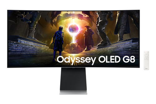 Samsung S34DG850SU computer monitor 86.4 cm (34") 3440 x 1440 pixels UltraWide Quad HD OLED Silver