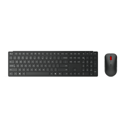 Lenovo 4X31S04848 toetsenbord Inclusief muis Kantoor RF-draadloos + Bluetooth Belgisch Zwart