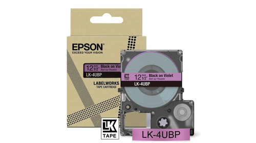 Epson LK-4UBP Black, Purple