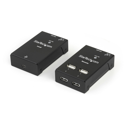 4 Port USB 2.0-Over-Cat5-or-6 Extender
