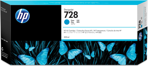 HP Ink Cartridge/728 Cyan