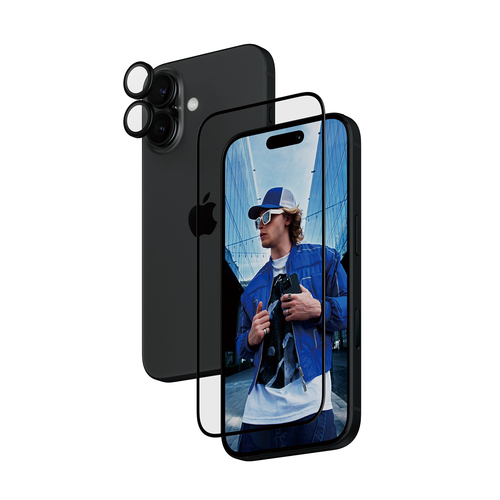 PanzerGlass ® 2-in-1 Bundle iPhone 16 Clear screen protector Apple 1 pc(s)