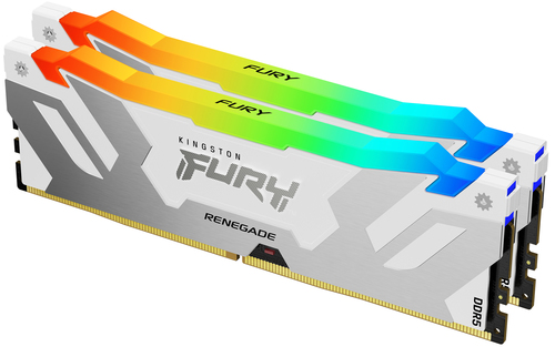 Kingston Technology FURY 32GB 7200MT/s DDR5 CL38 DIMM (Kit of 2) Renegade RGB White XMP