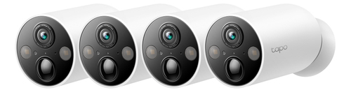 TP-Link Tapo C425 4-Pack Kogel (vorm) IP-beveiligingscamera Buiten 2560 x 1440 Pixels Plafond/muur