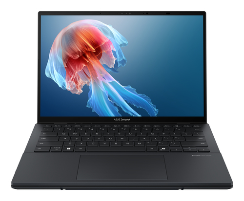 ASUS Zenbook Duo UX8406CA-QL038W Intel Core Ultra 7 255H Hybrid (2-in-1) 35.6 cm (14") Touchscreen WUXGA 32 GB LPDDR5x-SDRAM 1 TB SSD Wi-Fi 7 (802.11be) Windows 11 Home Belgian Grey