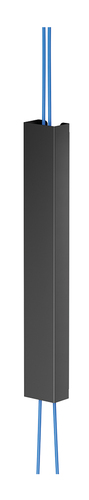 Neomounts ADS06-123BL Cache-câble - fixation magnétique - universel
