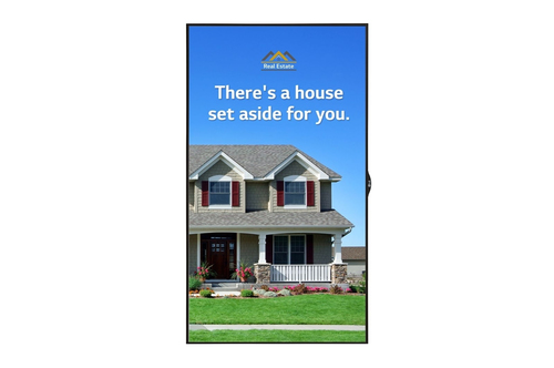 LG 49XS4J-B Digital signage display 124.5 cm (49') Wi-Fi 4000 cd/m² Full HD Black Web OS 24/7