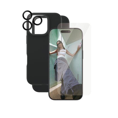 PanzerGlass CARE™ by ® 3-in-1 Bundle iPhone 16 Pro Clear screen protector Apple 1 pc(s)