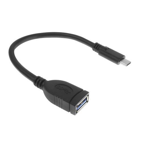 ACT AC7340 USB cable 0.2 m USB 3.2 Gen 1 (3.1 Gen 1) USB C USB A Black